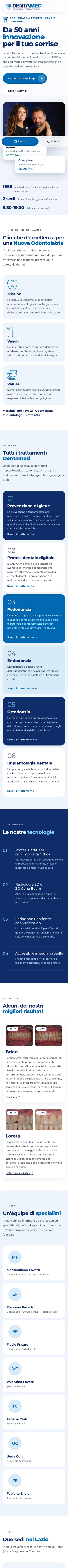 Il nuovo sito su smartphone